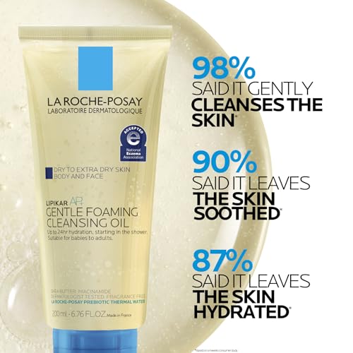 La Roche-Posay Lipikar AP+ Gentle Foaming Cleansing Oil, 6.76oz