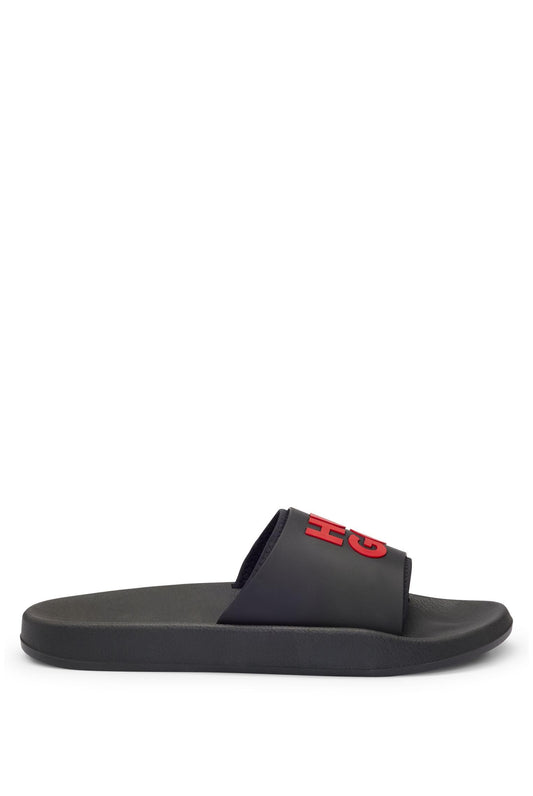HUGO Men's Modern Slide, Black, 9