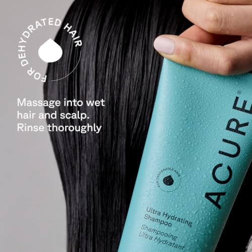 Acure Ultra Hydrating Shampoo - Moisturize and Soften Hair - 8 fl oz
