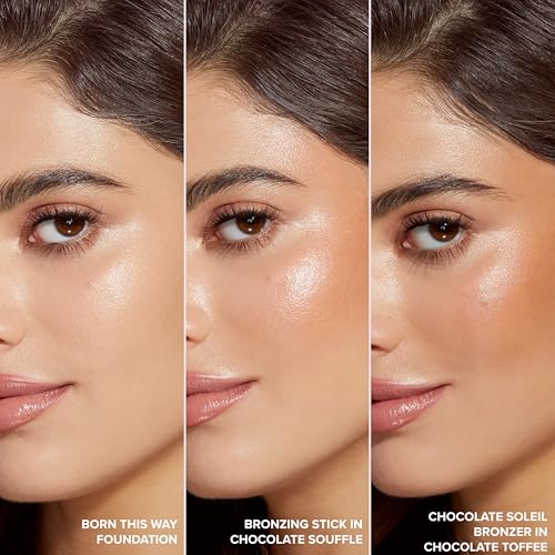 Too Faced Chocolate Soleil Matte Blurring Bronzer | Matte Bronzer Powder that Mimics Natural Skin for Blurred Sun-Kissed Effect, Travel Size, 0.07 Ounce