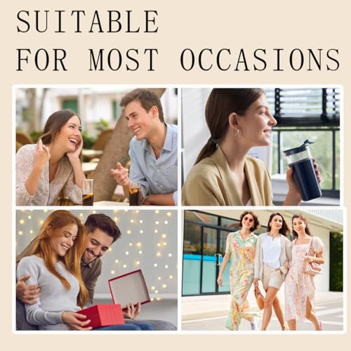 KuuGuu 6 PCS Metal Hair Ties Geometric Elastic Hair Ties Fashion Anti-Slip Glossy Arch Ponytail Hair Band Elegant Hair Cuff Wrap Hair Ties for Thick Hair for Women Hair Accessories （Gold, Silver）