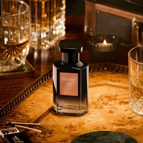 Fine'ry Cologne for Men Woody Warm Leather In the Oud Eau De Parfum (2 oz)