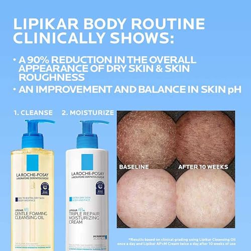 La Roche-Posay Lipikar AP+ Gentle Foaming Cleansing Oil, 13.52oz