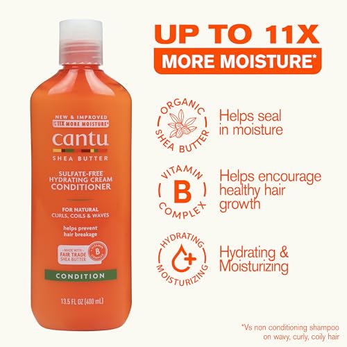Cantu Shea Butter for Natural Hair Hydrating Cream Conditioner, 13.5 Ounce (07532-12/3EU)