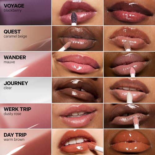 Milk Makeup Odyssey Lip Gloss – Non-Sticky, Hydrating + Sheer-Tinted Gloss with Long-Lasting, High Shine Finish – Vegan Formula Nourishes with Jojoba Oil – Wander (Mauve), 0.2oz