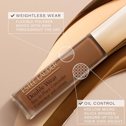 Estée Lauder Double Wear Stay-in-Place Flawless 24-Hour Concealer Makeup | Longwear | Soft Matte Finish, Medium-to-Full Coverage | Hydrating Concealer, 0.4 Fl Oz, 2C