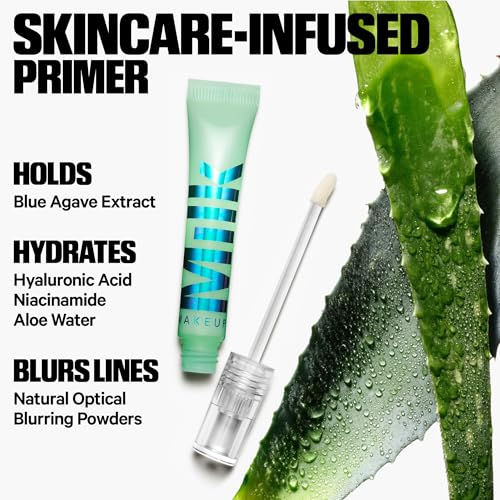 Milk Makeup Hydro Grip Eye Primer with Hyaluronic Acid – Clear Primer for Eyeshadow + Undereye Concealer – Grips Makeup, Hydrates + Smooths Skin for Crease-Free, Long-Lasting Wear – 0.29 oz