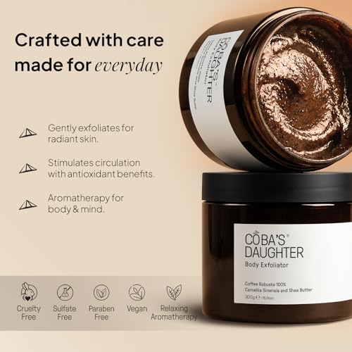COBA'S DAUGHTER Coffee Scrub – Cellulite, KP, Stretch Marks 10.6 oz