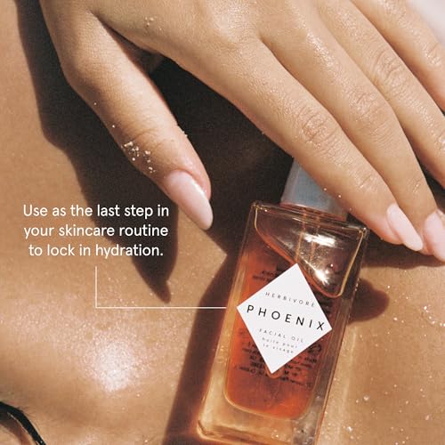 HERBIVORE Phoenix Rosehip Face Oil | Anti-Aging & Hydrating, CoQ10, 1 oz