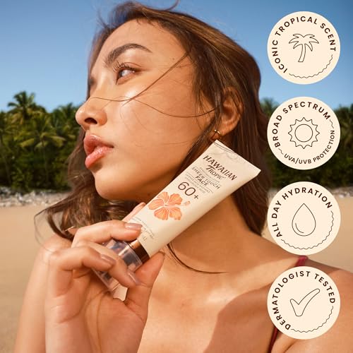 Hawaiian Tropic Sheer Touch Face Sunscreen Lotion SPF 60, 2.5 Fl Oz