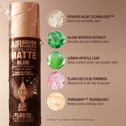Charlotte Tilbury Airbrush Flawless Matte Setting Spray – Waterproof