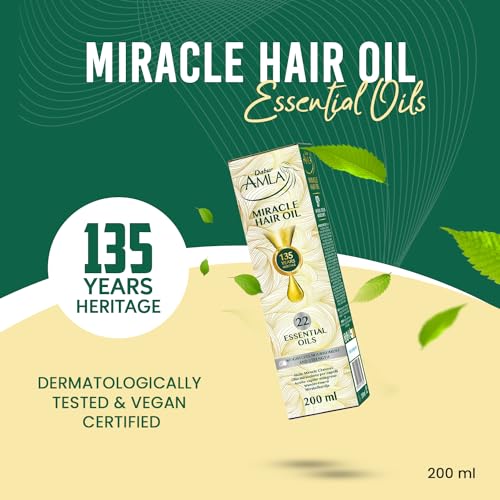 Dabur Amla Luxe Hair Oil – Ayurvedic Hair Oil w/Pure Amla for Scalp, 200ml