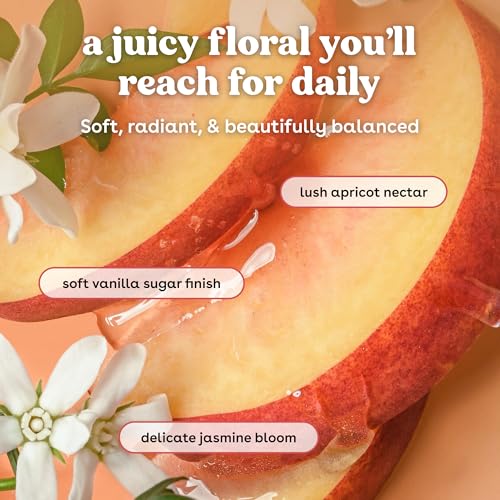 eos Shea Better Body Lotion Jasmine Peach, 24-Hour Moisture Skin Care, Lightweight & Non-Greasy, Natural Shea, Vegan, 16 fl oz
