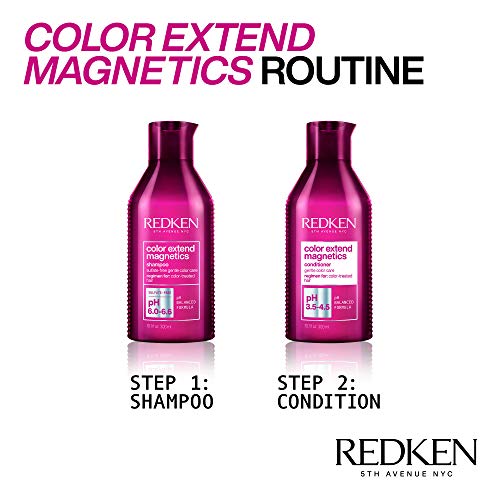 Redken Color Extend Magnetics Conditioner – For Color-Treated, 10.1 Fl Oz