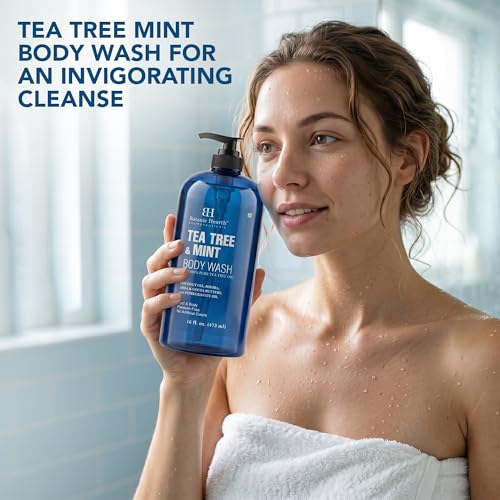 Botanic Hearth Tea Tree & Mint Body Wash With Fresh Scent- 16 fl oz