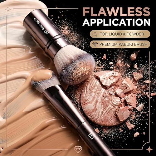 Professional Makeup Brush Set BS-MALL with Travel Case, 20PCS Synthetic Makeup Brushes for Foundation, Conce aler, Blush, Powder & Eyeshadow, Labeled Face Eye Brushes for Beginners, Makeup Artists