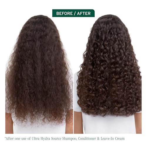 Biolage Ultra Hydra Source Shampoo & Conditioner Set | Anti-Frizz Deep Conditioner Renews Hair's Moisture | For Very Dry Hair | Silicone-Free | Vegan