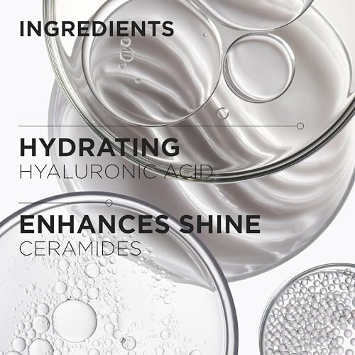 KÉRASTASE Densifique Densité Shampoo, Thickening & Strengthening Shampoo, Removes Build-Up & Adds Shine with Hyaluronic Acid for Fine, Thin & Thinning Hair, 8.5 Fl Oz