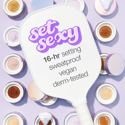 tarte creaseless setting powder – Loose Face Powder, Lightweight Oil-Absorbing Formula for Longwear Finish, Vegan & Cruelty-Free, full size, translucent