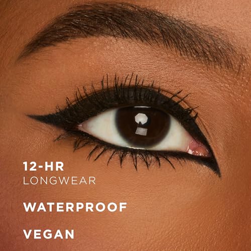 tarte double take eyeliner – 2-in-1 Liquid & Gel Eyeliner for Bold All-Day Wear, Waterproof, Easy to Apply, Vegan, Cruelty-Free, full size, black