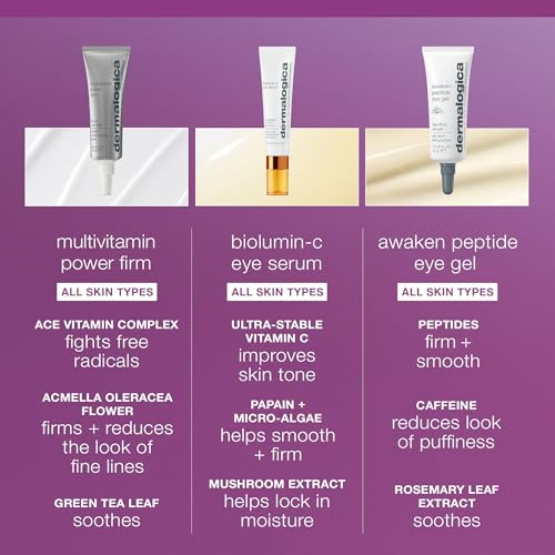Dermalogica MultiVitamin Power Firm, Eye Cream for Wrinkles, 0.5 Fl Oz