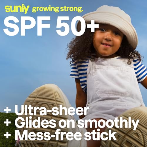 ATTITUDE Kids Mineral Sunscreen Stick SPF 50, Broad Spectrum Zinc Oxide, EWG Verified, Non-Nano, Mess-Free Stick for Face & Body, Lightweight Non-Greasy, Vegan, Unscented, 2 Oz