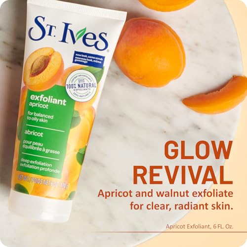 St. Ives Apricot Facial Scrub, Fresh Skin, 6 Oz