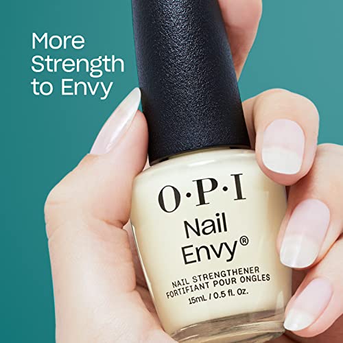 OPI Nail Envy Nail Strengthener Clear | Strengthening Nail Polish Treatment | For Weak & Thin Nails