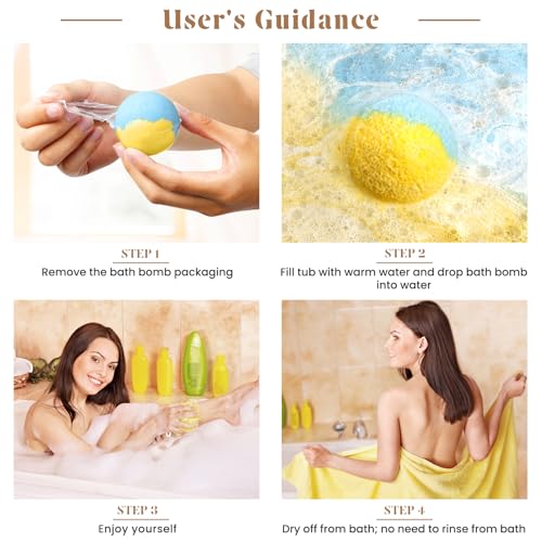 ZenBombs Bath Bombs Set, 20 pcs Natural Shea Butter & Safe Oil Bath Bomb for Skin Moisturizing, Handmade Bubble Bath & Fizzy, Ideal Presents for Women