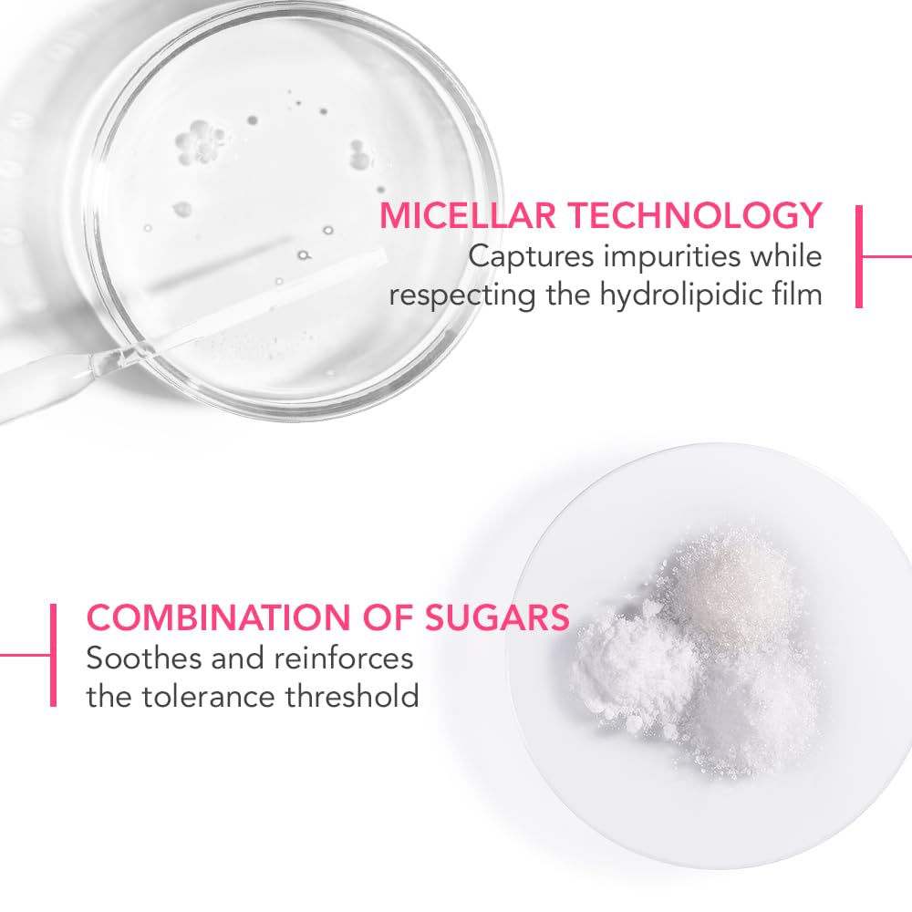 Bioderma - Sensibio H2O - Micellar Water - Cleansing and Make-Up Removing - Refreshing feeling - for Sensitive Skin, 3.4 Fl Oz (Pack of 1)
