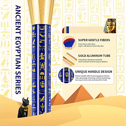 docolor Makeup Brush Set 19cs -Ancient Egyptian Series, Luxe Design