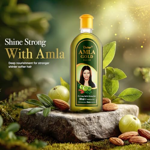 Vatika Naturals Amla Hair Oil – Pure Amla Hair Oil for Hair Growth, 300ml