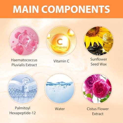 Tbexem Revive Glow Vitamin C Eye Balm, Hydrating Eye Cream,Improve Dark Circles,Brightens Skin Tone,Reduces Puffiness(2PCS)