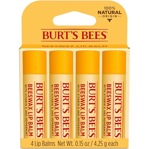 Burt's Bees 100% Natural Moisturizing Lip Balm (Original Beeswax)