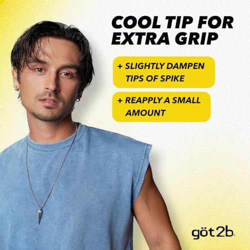Got2B Glued Styling Spiking Hair Gel 2 - 6 oz tubes + 1 Travel 1.25 oz tube