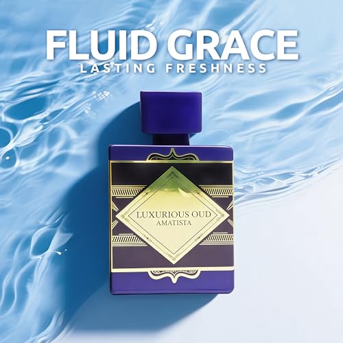 AFLUXE Luxurious Oud Amatist Men's Cologne – Eau De Parfum – Long Lasting Arabic Oud Perfume Oil – 100ml