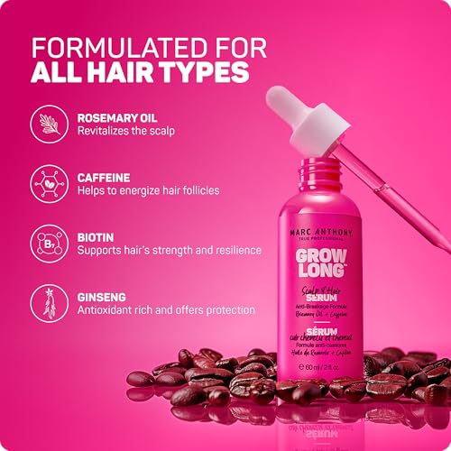 Marc Anthony Grow Long, Anti-Breakage Scalp & Hair Serum with Biotin