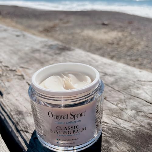 Original Sprout Classic Styling Balm, Firm Long-lasting Hold for All Hair Types, 1.7 oz. Jar