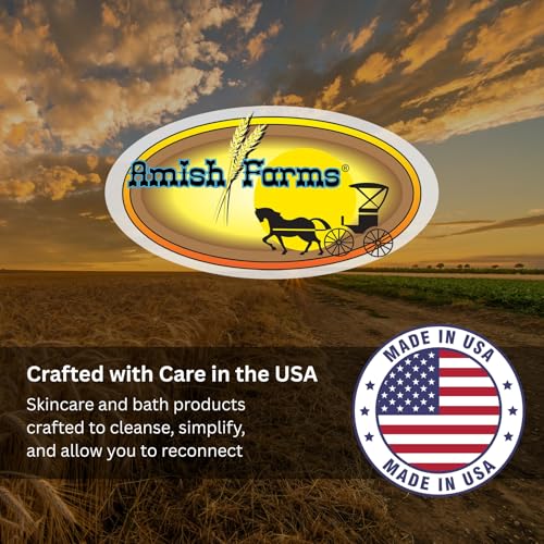Amish Farms Natural Bar Soap Variety Pack, Moisturizing Soap Bars - 5 Bars