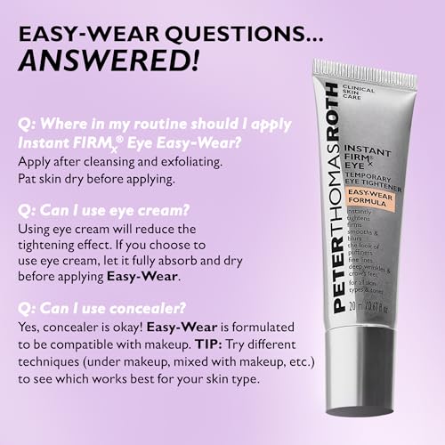 Peter Thomas Roth | Instant FIRMx® Eye Temporary Eye Tightener Easy-Wear Formula | For Firming Under-Eye Bags & Wrinkles