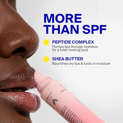 Supergoop! Glow Gloss SPF 40 Lip Balm Trio - Includes Vanilla Soft Serve, Strawberry Spritz & Pink Peppermint - Broad Spectrum Protection with a Non-Sticky, High-Shine Finish - 0.5 Fl Oz (Pack of 3)