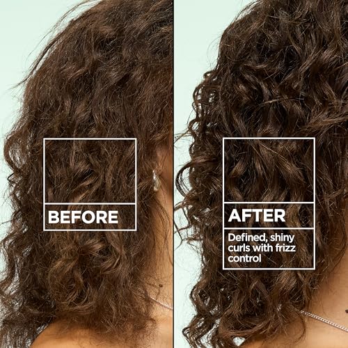 Garnier Fructis Style Curl Shape Defining Spray Hair Gel, Strong Hold Frizz Control for Curly, Wavy, and Coily Hair, Nourishing Formula, 8.5 fl oz, 3 Count (Packaging May Vary)