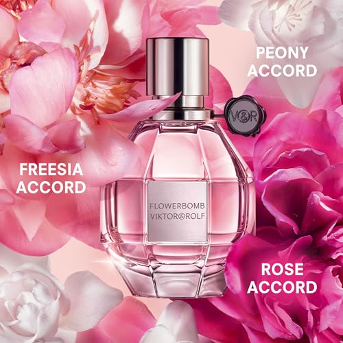 Viktor&Rolf - Flowerbomb Eau de Parfum - Women's Perfume - Floral & Woody - With Notes of Vanilla, Jasmine, & Rose - 1 Fl Oz