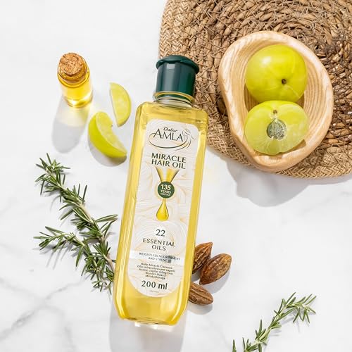 Dabur Amla Luxe Hair Oil – Ayurvedic Hair Oil w/Pure Amla for Scalp, 200ml