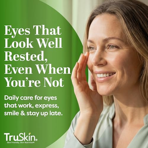 TruSkin Peptide Eye Cream Gel for Dark Circles, 0.5 fl oz