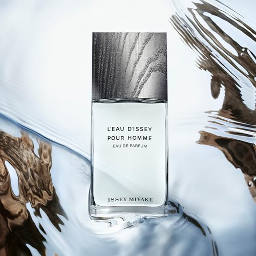 L'Eau d'Issey Pour Homme Eau de Parfum - Men's Fragrance - Intense Aquatic Scent - Notes of Sichuan Pepper, Fir Balsam, and Cedarwood - 4.2 fl oz