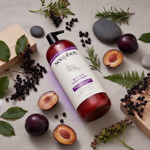 Soapbox Biotin & Super Fruit Conditioner for Volume, 33.8 oz