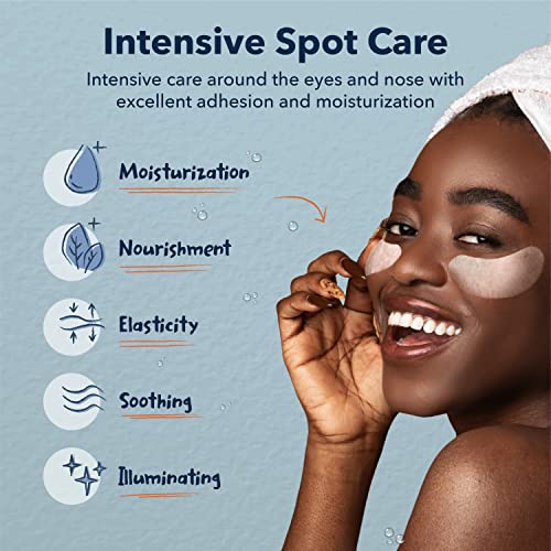 Purederm Collagen Eye Patches for Puffy Eyes, Dark Circles & Fine Lines, Depuffing, Cooling & Firming Under Eye Masks, Korean Skin Care, 60 Count