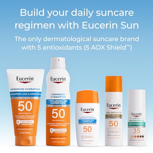 Eucerin Sun Advanced Hydration Sunscreen Lotion, SPF 50, 5 OZ