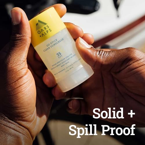 Oars + Alps SPF 35 Clear Body Sunscreen Stick, Travel Friendly, 1pk, 1.7oz